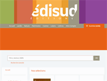 Tablet Screenshot of edisud.com